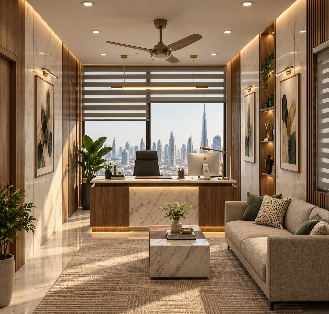 Workspace Suite interior detail